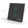 FIBARO MCO Home Z-Wave Dimmer Smart Light con pannello a sfioramento, MH-DT411, nero