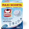 Omino Bianco - Additivo Sbiancante Bianco Vivo Idrocaps Lavatrice, Capsule Idrosolubili per Bucato, Azione Extra Sbiancante e Igienizzante, Specifico per i Tessuti Bianchi, 10 Caps x 12 Confezioni