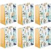 Clairefontaine Eurowrap 214005-2C, Jungle, kraft, borsa grande, 26,5x14x33 cm, bianco