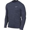Nike Maglia da Running A Maniche Lunghe da Uomo Miler Dri-Fit UV, Diffused Blue/Reflective Silv, FB7070-491, XL