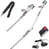 IKRA tagliasiepi a batteria ICPH 2050 2in1 con asta telescopica, incl. batteria 20V 2,0Ah, caricabatteria e tracolla
