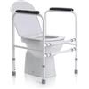 Moretti Rialzo WC per Anziani in Acciaio Regolabile Smontabile Art. RS908