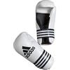 Adidas Guantoni Semi Contact Gloves, Bianco, XL, adiBFC01