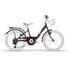 MBM BICI 20 FLEUR NERA OLANDA BAMBINA CON CAMBIO SHIMANO 6 VELOCITÀ CON CESTINO MBM