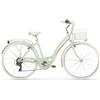 MBM BICI 28 PRIMAVERA MENTA PER DONNA IN ALLUMINIO A 6 VELOCITA' SHIMANO MBM
