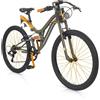 MBM BICI 26 MTB JUMP 6 VELOCITÀ AMMORTIZZATORE POSTERIORE MATT MILITARY MBM