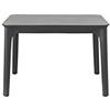 SCAB Tavolo Quadrato 60x60 basso h40 in Tecnopolimero ARGO S-cab ANTRACITE Per Bar,
