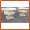 Coppia vasi vaso in cemento pietra fioriera da per giardino esterno interno 30cm