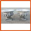 Coppia vasi vaso in cemento pietra fioriera da per giardino esterno interno 30cm