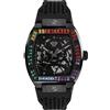 Philipp Plein Orologio Automatico Uomo PHILIPP PLEIN THE SKELETON PWBAA0621 Silicone Nero