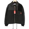 Diesel J-Tech Uomo Giacca XL Nero Pelle Rivestito Isolato Tasche Prezzo €325