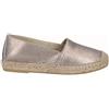 Viguera Espadrillas Basse Donna in Pelle Goffrata Serpiente - FUM (Fumo)