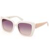 GUESS Occhiali da sole per donna firmati Guess bianchi lenti sfumate colorate quadrati