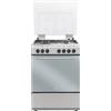 De Longhi Cucina a Gas 4 Fuochi Forno Elettrico Ventilato 60x60 cm Cl. A DL664EX