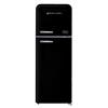 PYRAMIDEA Frigorifero Doppia Porta Ventilato 240 Litri Colore Nero Matto MAMBO24