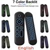 Andowl Telecomando Mini Wireless Tastiera Air Mouse Led Per Smart TV Box PC Dual Mode