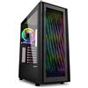Sharkoon Case computer desktop ATX Sharkoon RGB Wave Nero