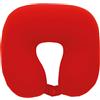 S SUMEX Sumex Cuscino da viaggio Cuscino da collo per bambini e adulti Cuscino a forma di U al tatto ultra morbido lavabile supporto per dormire, ideale per viaggiare, colore rosso