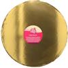 FunCakes Cake Drum Rotondo Ø35 cm/20 mm, Gold, Sottotorta Rotondo Vassoio Torta Riutilizzabile Piatto Torta per Matrimonio, Compleanno, Festa