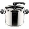Lagostina Pentola pressione Inox (12Lt) con cestello LAGOFUSION CLASSICA Cromo