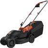 BLACK+DECKER, RASAERBA 1000 W, Larghezza Taglio 32 CM, 3 Alt. Taglio 20-40-60 MM, E-Drive, CAPACITA' Cesto 30 L. BEMW351-QS