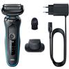 Braun Series 5 51-M1200s Rasoio Trimmer Nero, Blu