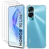 Cover per Honor 90 Lite 5G Trasparente Custodia Con 3 Pezzi Pellicola Protettiva