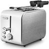 Delonghi De'Longhi CTX 2203.W tostapane 2 fetta/e 550 W Argento, Bianco