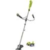 Ryobi RBC18X20B4F Decespugliatore a Batteria 18V ONE+, Larghezza di Taglio 20 cm (lama) - 30 cm (filo), Batteria 4.0 Ah Inclusa, Impugnatura a Manubrio