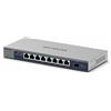 NETGEAR (GS108X) Switch non gestibile 1 Gigabit/10 Gigabit Ethernet a 8 porte - Con 1 porta SFP+ 10 Gigabit, posizionamento su desktop o rack e protezione a vita