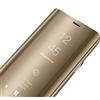 Newtop Custodia Clear View Oro per Samsung Galaxy Note 10 Plus - Elegante e Protettiva