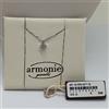 ARMONIE GIOIELLI ARMONIE COLLANA PUNTO LUCE IN ORO BIANCO 18KT 750 E DIAMANTE DA 0.08 (0589)