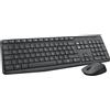 Logitech MK235 Combo Tastiera e Mouse Wireless per Windows, Ricevitore Unifying