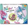 Ravensburger - Be Creative Midi XL | Set Perline Animaletti | Giochi Creativi | Bambina 6 Anni | Giochi Bambina 6 Anni o più | Kit Lavoretti Creativi per Bambini | Perline Da Stirare 8 creazioni