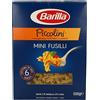 Barilla Pasta Mini Fusilli Piccolini, Pasta Corta di Semola di Grano Duro 100% Italiano, 500 gr