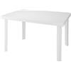 Plastica Alto Sele Tavolo da esterno modello Calaf rettangolare colore bianco in resina 120x80x72cm