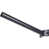 foyu Staffa supporto per faro led e lampione stradale palo da parete in metallo nero