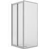 Idralite BOX CABINA DOCCIA 75X75CM SALOON 2 PORTE BATTENTE 75 + FISSA H198 TRASPARENTE