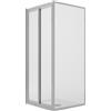 Idralite BOX CABINA DOCCIA 75X100CM SALOON 2 PORTE BATTENTE 100 + FISSA H198 TRASPARENTE