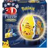 Ravensburger Puzzle Ravensburger 3D Nightlamp Led Pokemon, modello 11547, per fan di Pokemon