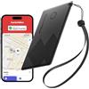 SwitchBot Scheda tracker portafogli compatibile NFC, Nero