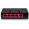 Mercusys MS105G Switch di Rete Gigabit 5 Porte Non Gestito Nero