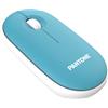 Pantone Mouse Wireless Blu PT-MS001G1 1200DPI SilentClick Ricaricabile per PC e