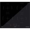 Glem Gas Piano Cottura 4 Fuochi Induzione Larghezza 60 cm in Vetro Nero GTI640SL