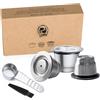 I Cafilas Capsule di caffè riutilizzabili per Nespresso, filtro caffè in acciaio inox