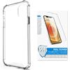Newtop Kit Protezione per Apple iPhone 6 6S - Cover Antishock + Vetro Temperato 0,3mm