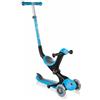 Globber - GO-UP DELUXE - Monopattino a 3 ruote con sedile per bambini da 15m+ a 7 anni +, Azzurro