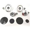 CANDY HOOVER IBERNA Serie bruciatori e piattelli piano cottura 4 fuochi Candy Hoover Iberna 2 fori