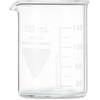 Neolab RASOTHERM - Bicchiere in vetro, forma bassa, con beccuccio (Boro 3.3), 150 ml