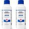 AIESI® Acqua Ossigenata F.U. disinfettante (2x250 ml) con tappo di sicurezza per bambini, Made in Italy
